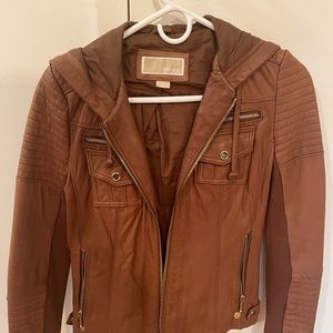 Michael Kors, woman’s, leather jacket, size XS